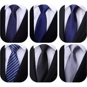 Classic Men's Silk Tie Necktie Woven JACQUARD Neck Ties